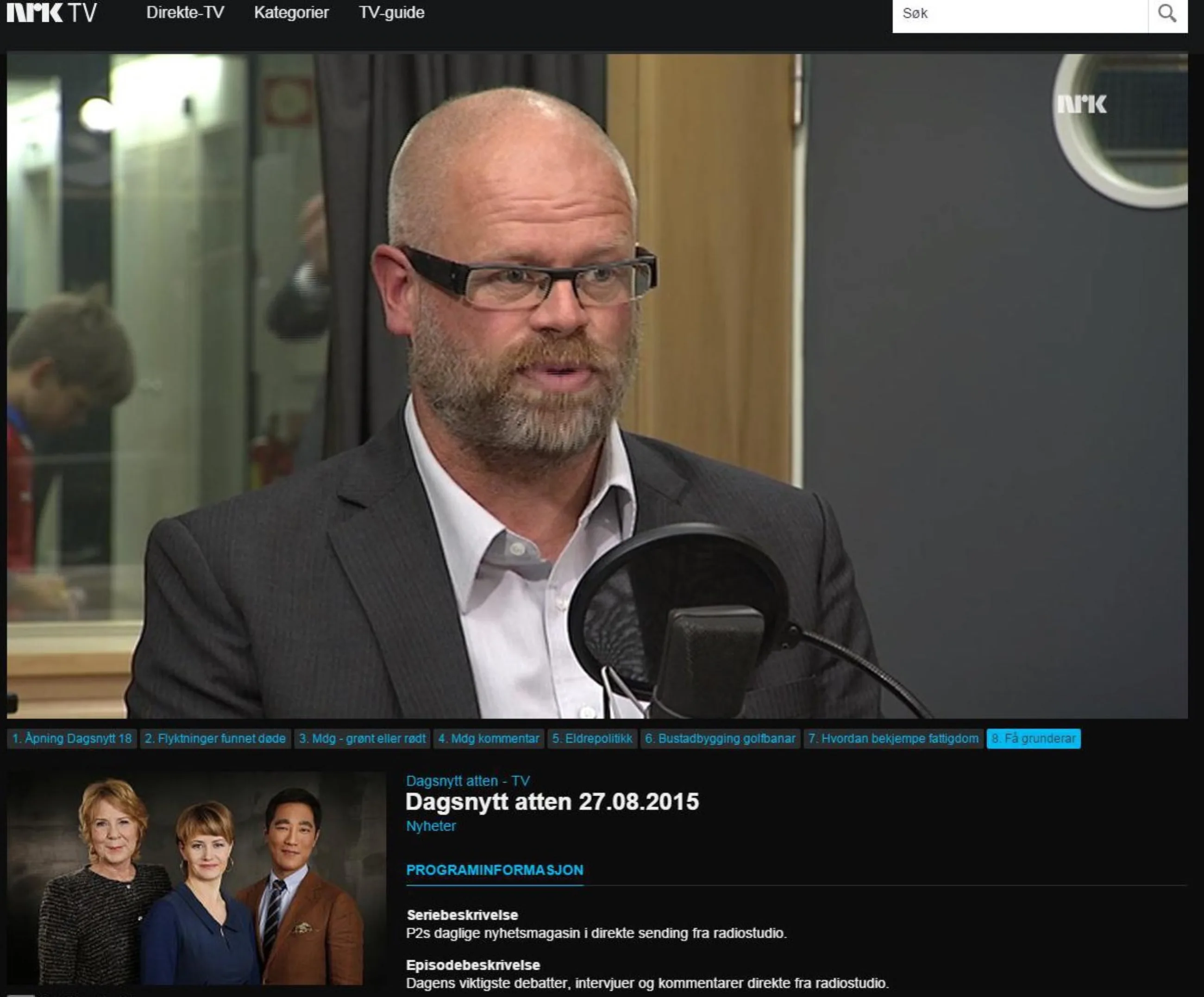2015 08 27 NRK TV Dagsnytt atten crop